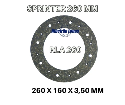 Revestimentos de Embreagens-SPRINTER FURO DIREITO