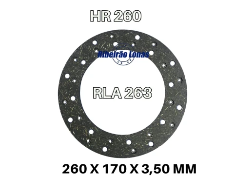 Revestimentos de Embreagens-HR 260 MM