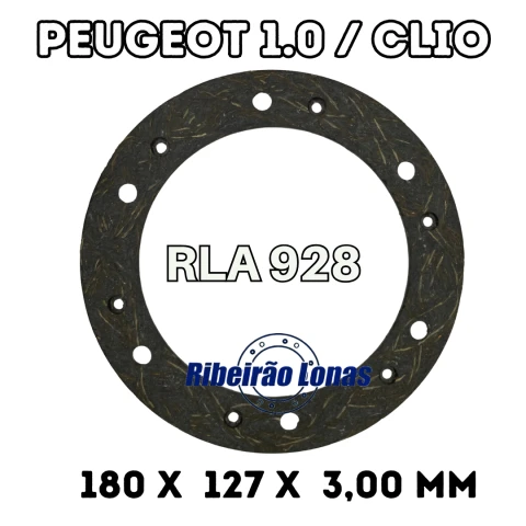 Revestimentos de Embreagens - RENAULT CLIO 1.0 / PEUGEOT 1.0