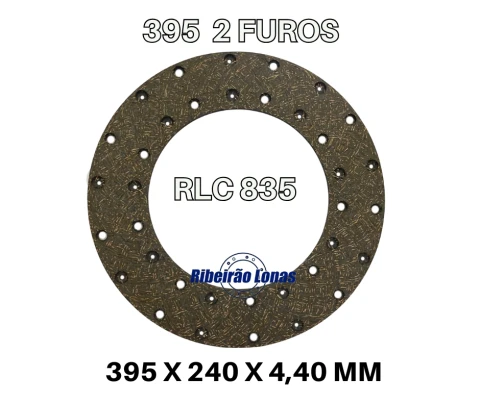 Revestimentos de Embreagens-395 MM VALEO 02 FUROS
