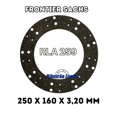 Revestimentos de Embreagens-FRONTIER SACHS 250 MM