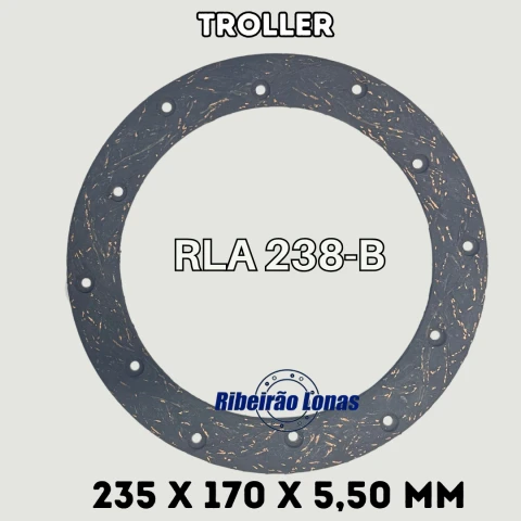 Revestimentos de Embreagens-TROLLER 5,00 MM