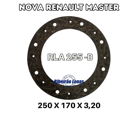 Revestimentos de Embreagens-NOVA RENAULT MASTER 250