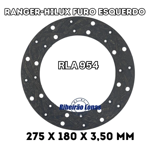 Revestimentos de Embreagens - TOYOTA RANGER 3.2 FURO ESQUERDO